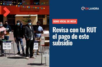 Bono Vocal de Mesa: Revisa con tu RUT los pagos de este subsidio y cuál es el valor que entrega