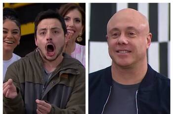 "¡Tiene un pelo!": Pollo Castillo se atrevió a imitar a Jorge Rausch en "MasterChef Celebrity"
