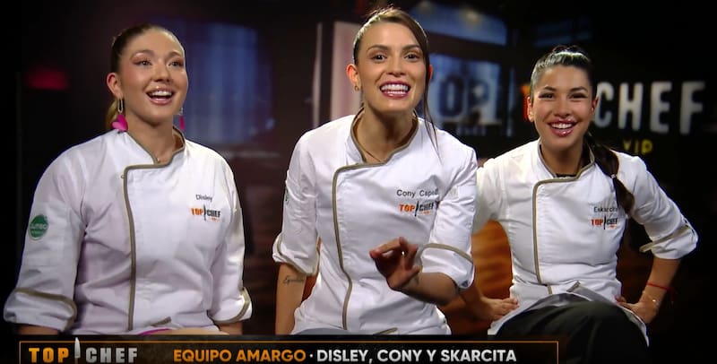 Disley Ramos, Skarcita y Cony Capelli son el equipo de las "amargas" en "Top Chef VIP"