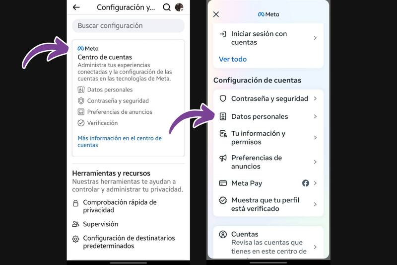 Sigue estos pasos para cambiar tu correo en Facebook.