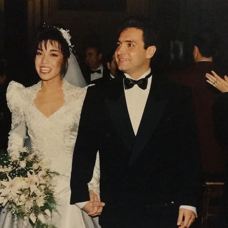 Lucho Jara y Silvana Hasbún se casaron hace más de 30 años