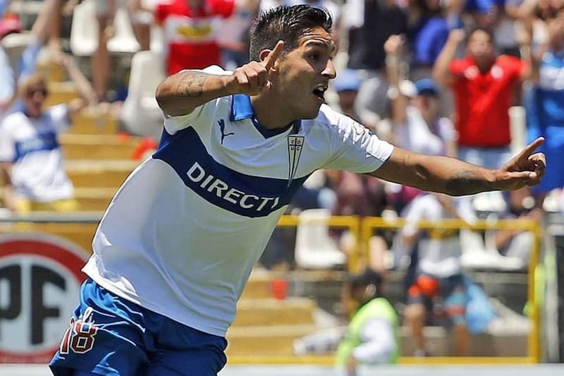 22 goles en 47 partidos marcó el Chuco en Universidad Católica. Foto: Instagram @Cruzados.