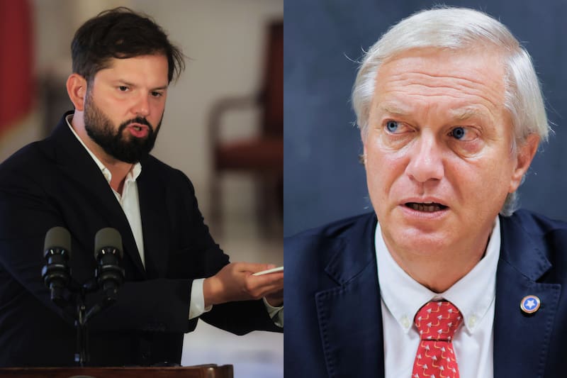 Llegan al Cambio de Mando en medio de una polémica ruptura de relaciones. Créditos: Aton Chile.