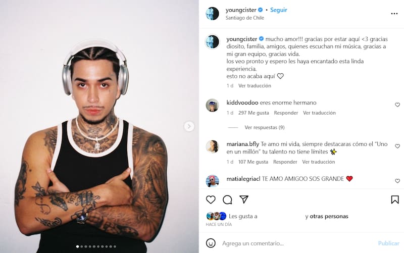 El lindo mensaje de Mariana a su pareja. Créditos: Instagram