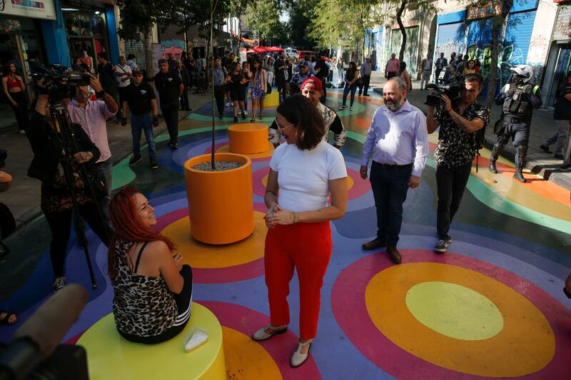 El paseo peatonal contará con 8.000 metros de intervención artística gracias al trabajo público-privado. Foto: ATON.