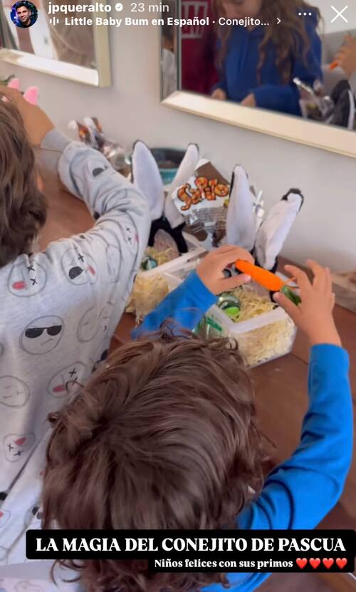 El animador celebró la Pascua.