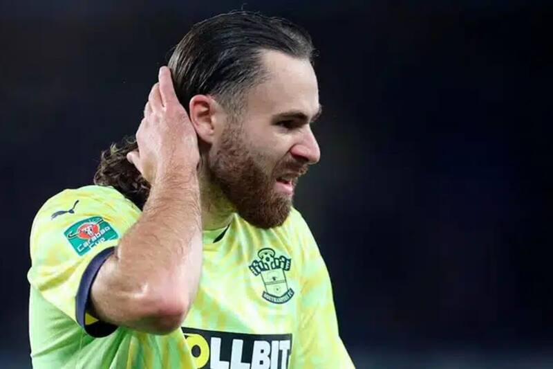 Ben Brereton está al debe en el Southampton de Inglaterra.