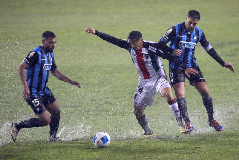 Huachipato empató 2-2 ante Palestino en Talcahuano. Foto: Aton.