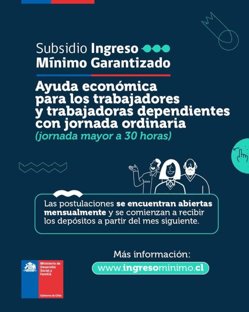 Si cumples con los requisitos puedes postular al IMG. Créditos: Chile Atiende