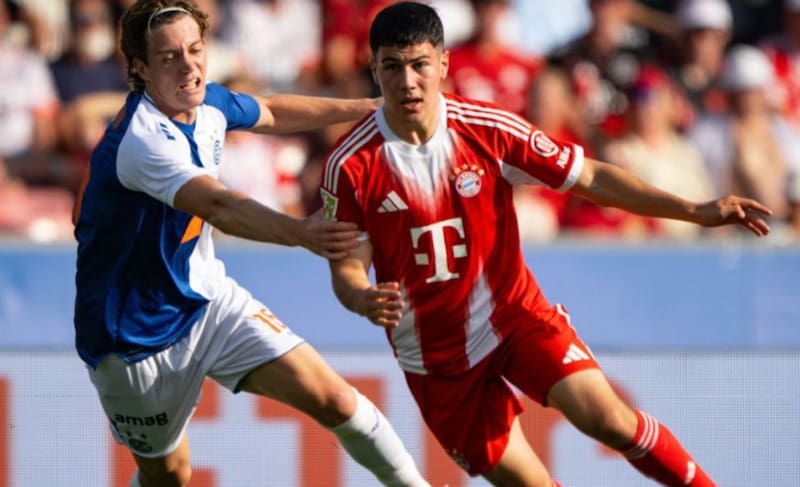 El jugador del Bayern Múnich que fue citado para jugar frente a Chile. Foto: Bayern Múnich.