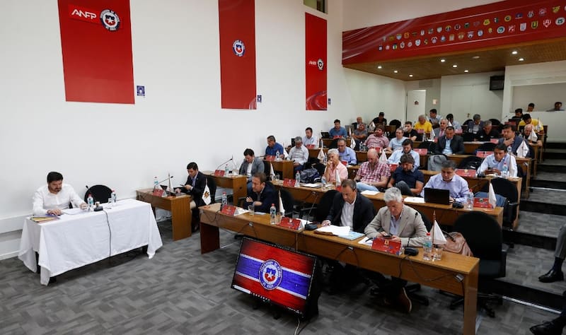 Reunión de directorio en las oficinas de la ANFP.