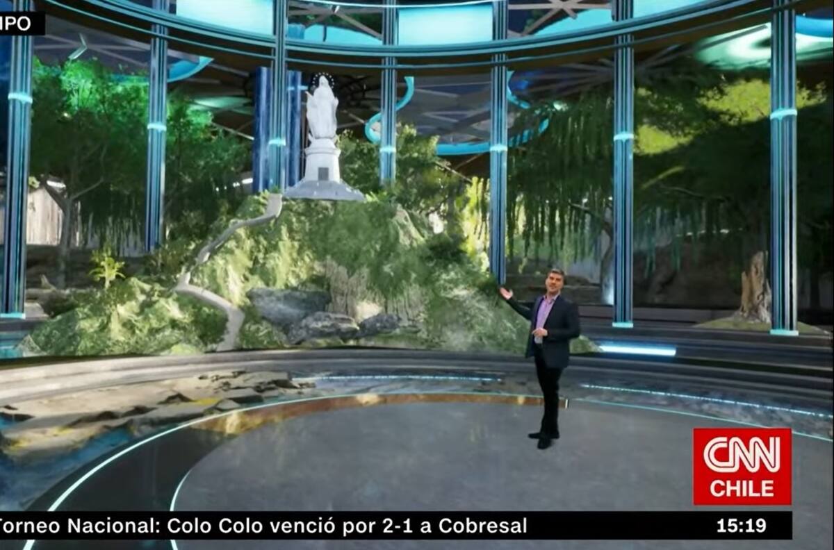 CNN Chile estrena nueva forma de entregar información meteorológica con gráficos y paisajes de zonas emblemáticas