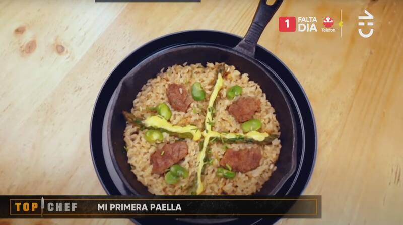 no convenció a los jueces con su paella.