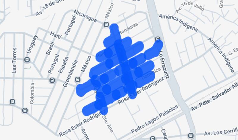 Estas calles se verán afectadas por corte de luz. Créditos: Enel.
