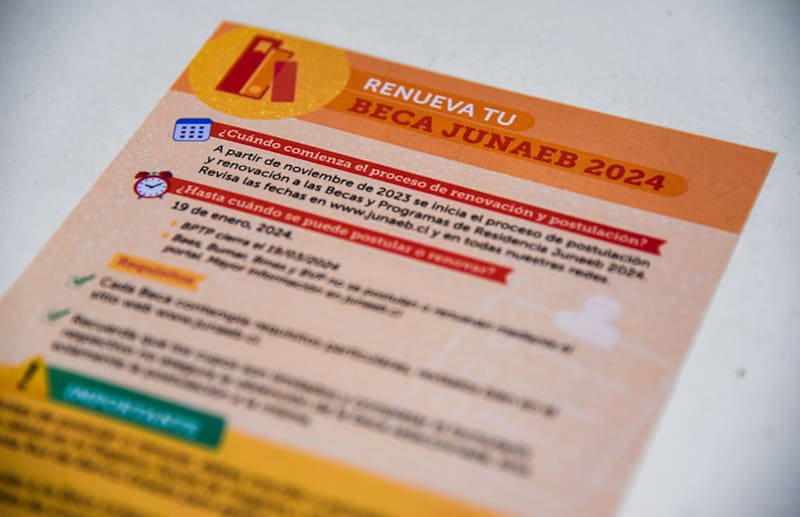 Si eres renovante puedes recibir una de estas becas de Junaeb.