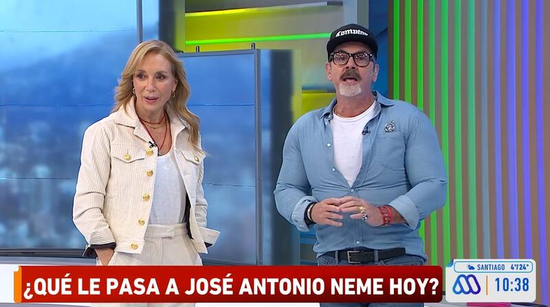 El animador imitó a José Antonio Neme en Mucho Gusto.