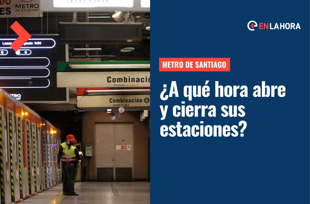 Metro de Santiago | ¿A qué hora abre y cierra este domingo 19 de junio en la Región Metropolitana?