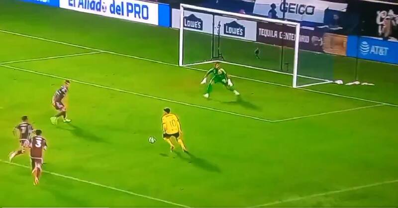 falló opción clara en la Leagues Cup