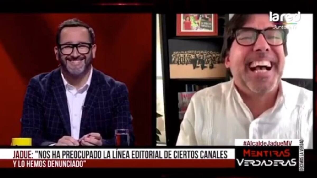La broma de Eduardo Fuentes que desató la risa de Daniel Jadue