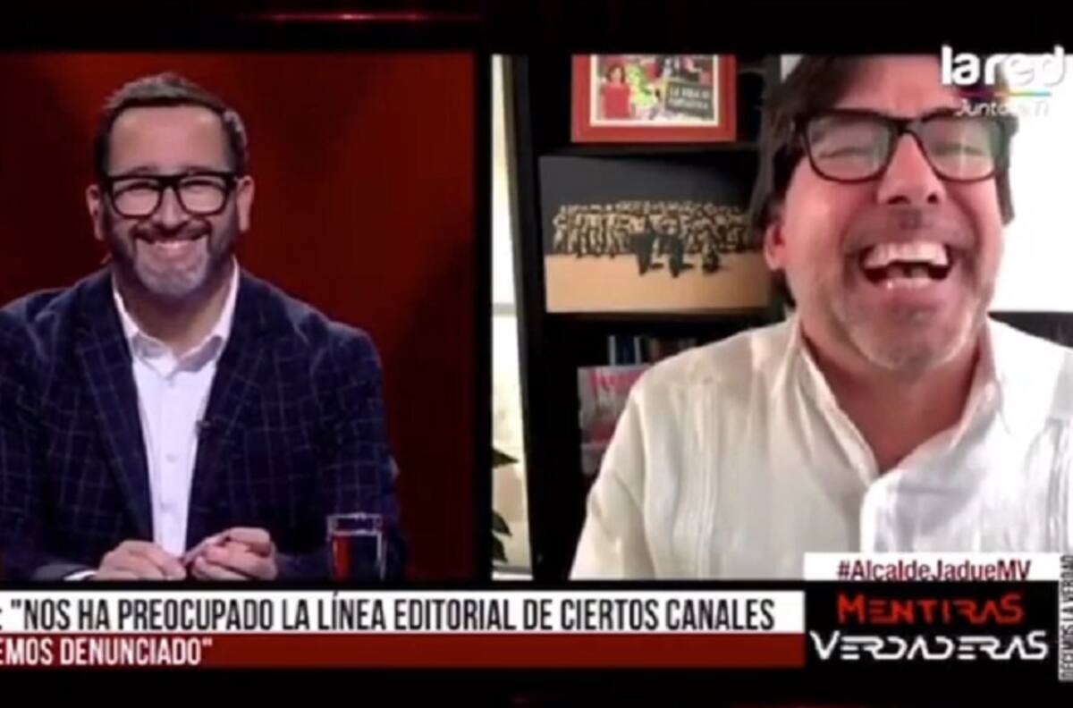 La broma de Eduardo Fuentes que desató la risa de Daniel Jadue