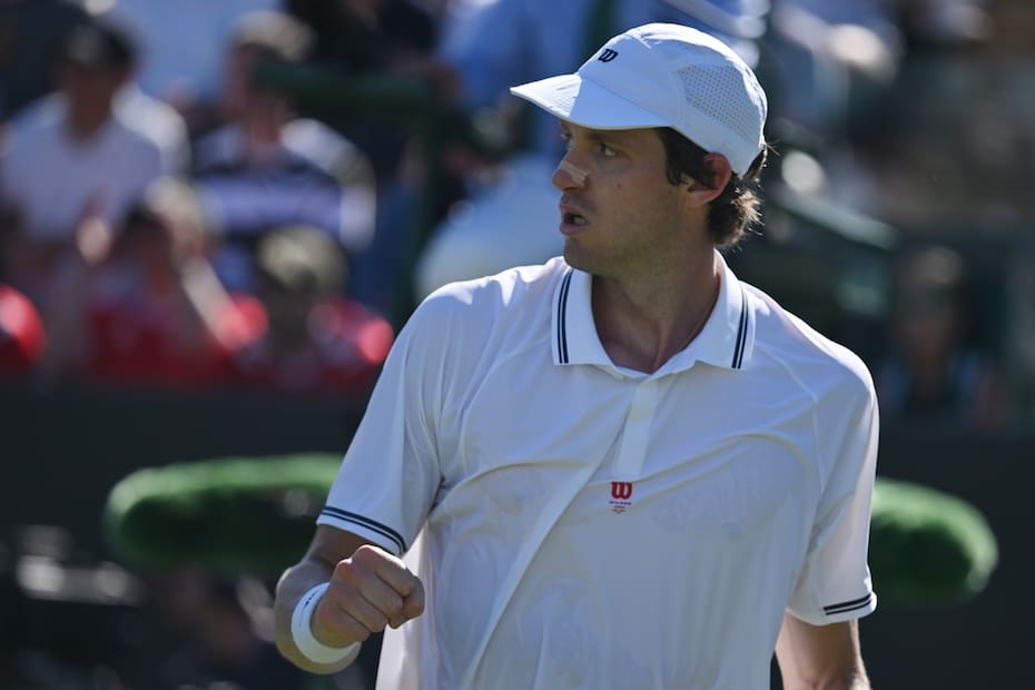 Nicolás Jarry en Wimbledon. EFE