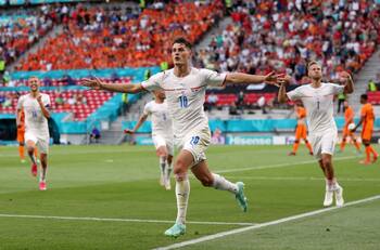 República Checa dio la sorpresa ante Holanda y avanzó a los cuartos de final en la Eurocopa 2021