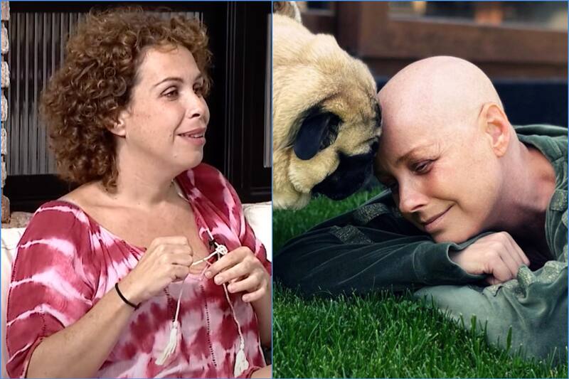 Fran Conserva se emociona al recordar a Claudia Conserva. Créditos: TV+/Instagram.