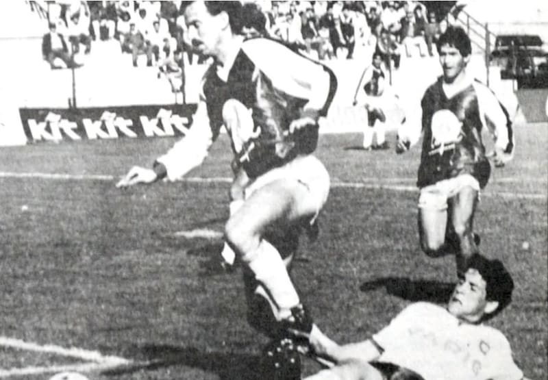 Defendiendo a Deportes La Serena, adonde llegó después de su paso por Cobreloa.