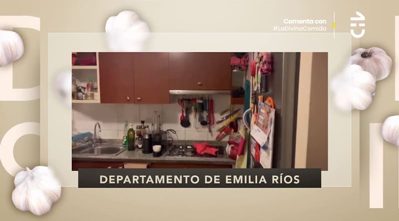 La cocina del departamento de la alcaldesa. Créditos: CHV.