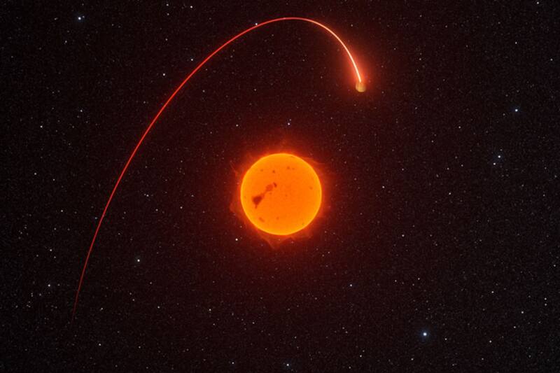 Detectó dos gigantes cuerpos celestes que orbitan una estrella de baja densidad.