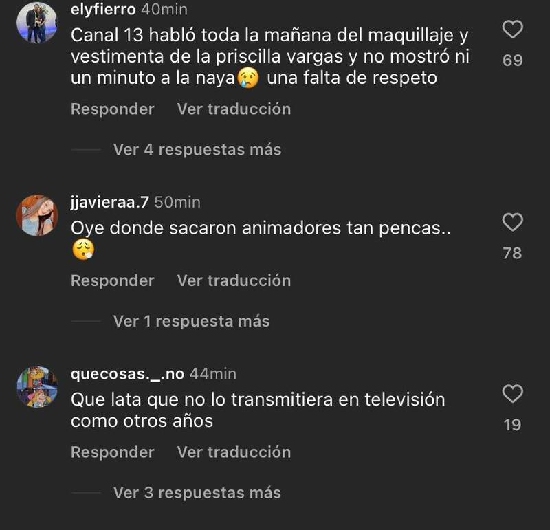 Naya Fácil y los comentarios.