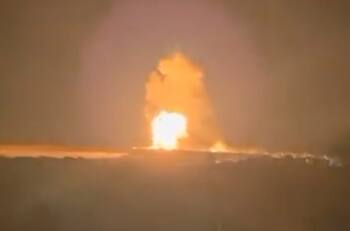 VIDEO | Impactante ataque explosivo de Irán en zona iraquí del Kurdistán