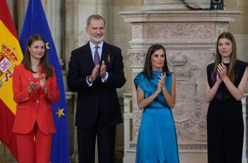 La emoción del Rey Felipe VI por sorpresa de sus hijas en su décimo aniversario en el trono