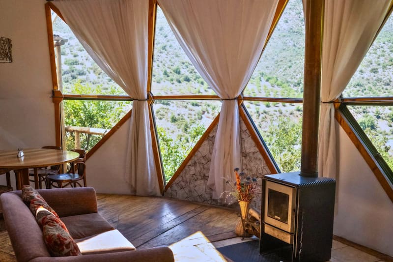 Panorama inmejorable para el fin de semana largo de abril. Créditos: Domos del Maipo.