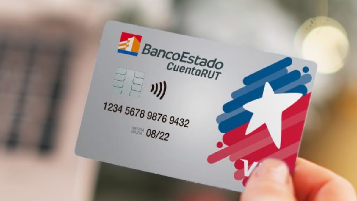 Tarjeta Cuenta RUT del Banco Estado.
