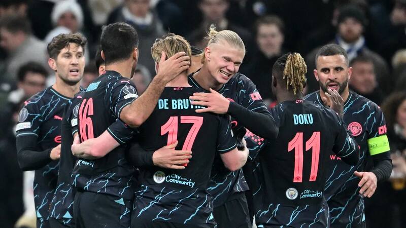 en su victoria por los octavos de final de Champions League. Foto: RPC.