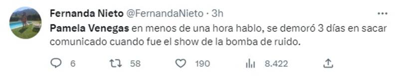 Pamela Venegas ha sido criticada por su función en Estadio Seguro
