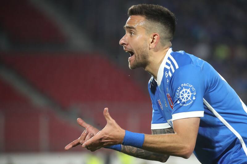 El jugador de Universidad de Chile, Matias Zaldivia.