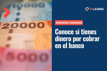 Acreencias Bancarias: Consulta sólo con tu nombre si tienes dineros por cobrar en el banco y sus montos