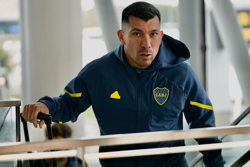 ante una de sus últimas chances en Boca. Foto: @bocajrs