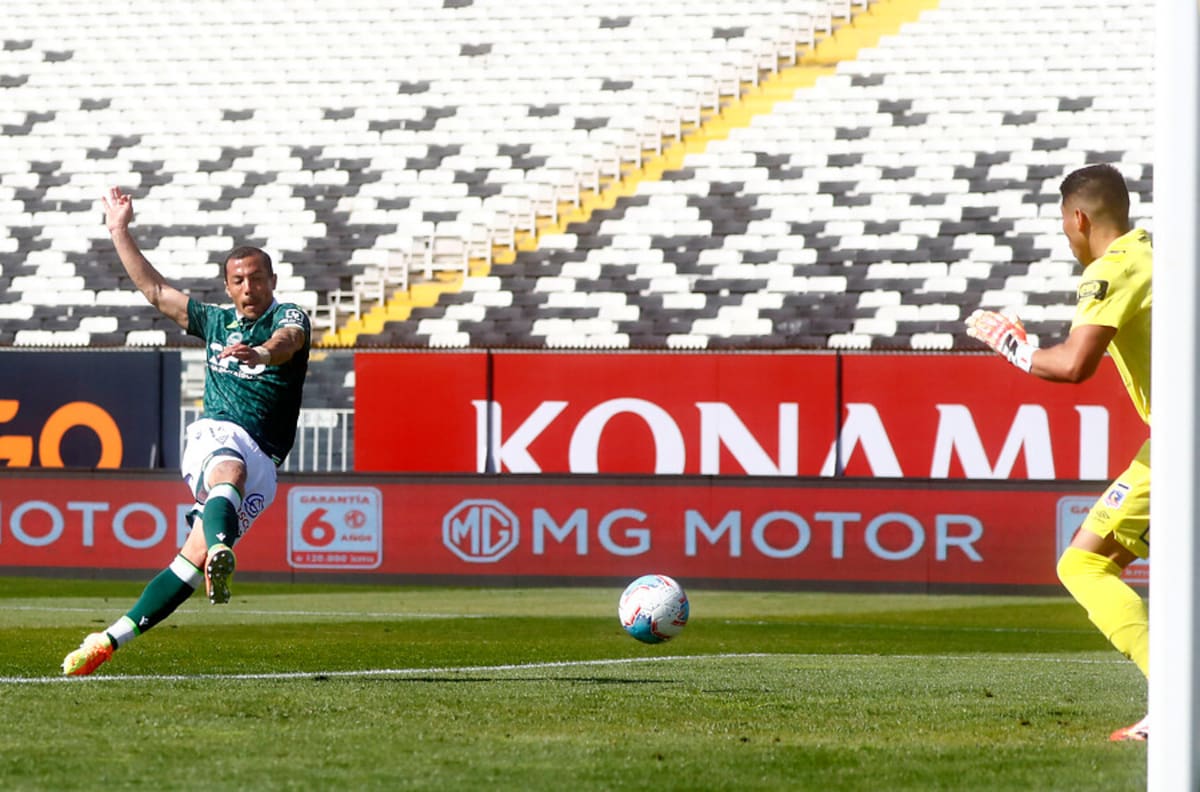 Así fue el gol de Sebastián Ubilla en el empate parcial de Wanderers ante Colo Colo
