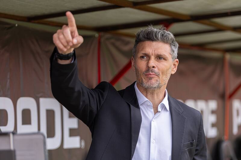 desestimó el uso de métricas para sus planteamientos en Colo Colo. Foto: Felipe Escobedo