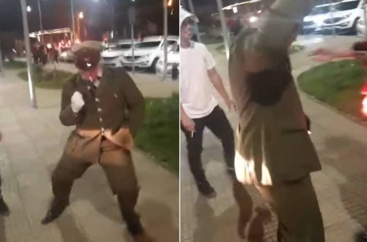 Arrestado por disfraz de carabinero: joven fue detenido en estado de ebriedad