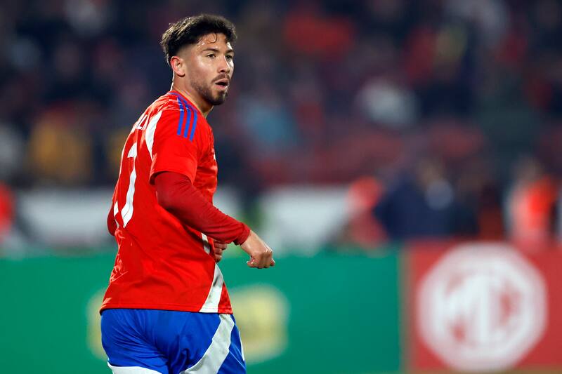 El jugador de la seleccion chilena, Felipe Loyola.