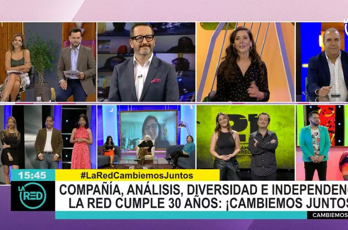"Somos diferentes a otros canales": La Red realizó cambio radical y presentó nuevo logo en la celebración de su aniversario número 30