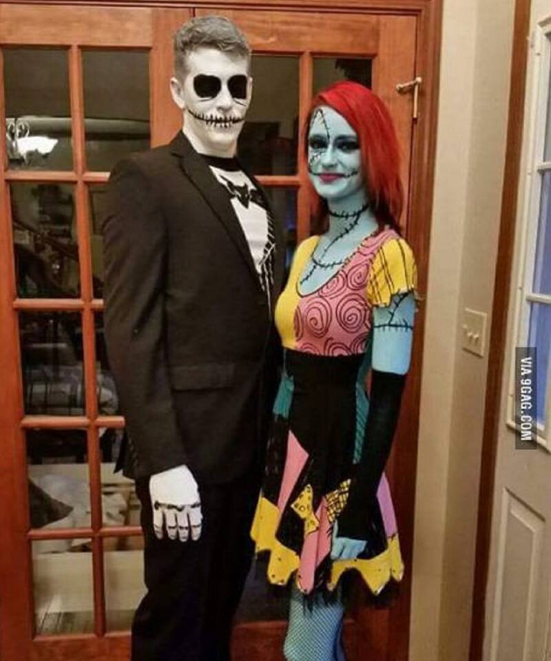 jack skellington y sally.