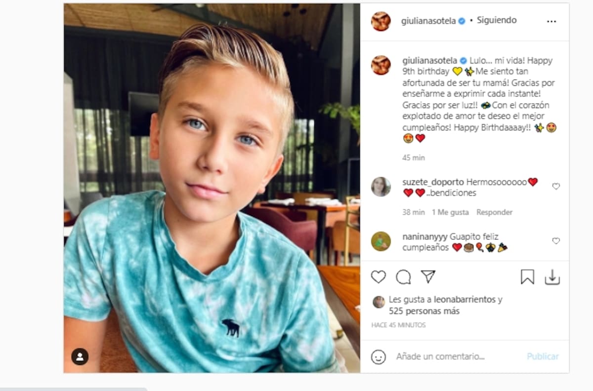 “Gracias por ser luz”: Giuliana Sotela le dedica sentidas palabras a su hijo, Luciano, en el día de su cumpleaños