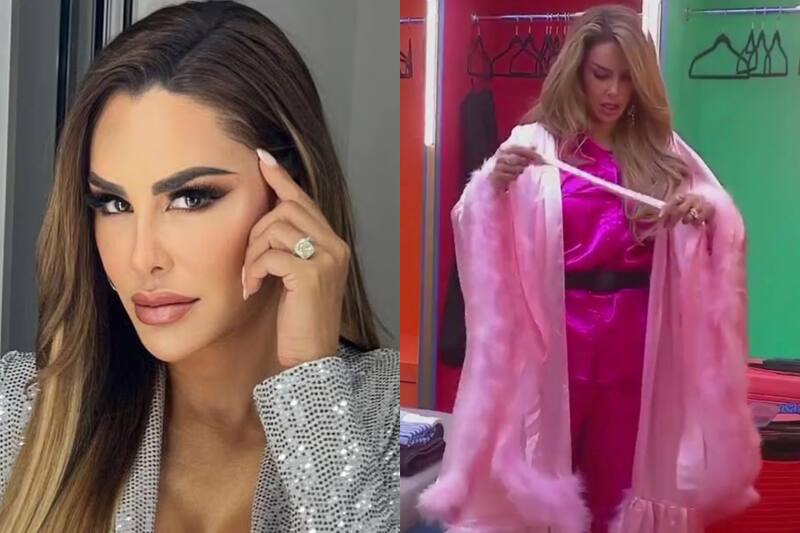 La actriz luce impactante en la Casa de los Famosos.