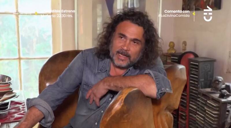 El sillón donde posó Cecilia Bolocco. Créditos: CHV.