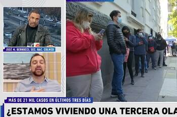 "Voy a ser honesto con usted": La tensa discusión entre José Antonio Neme y secretario general del Colegio Médico